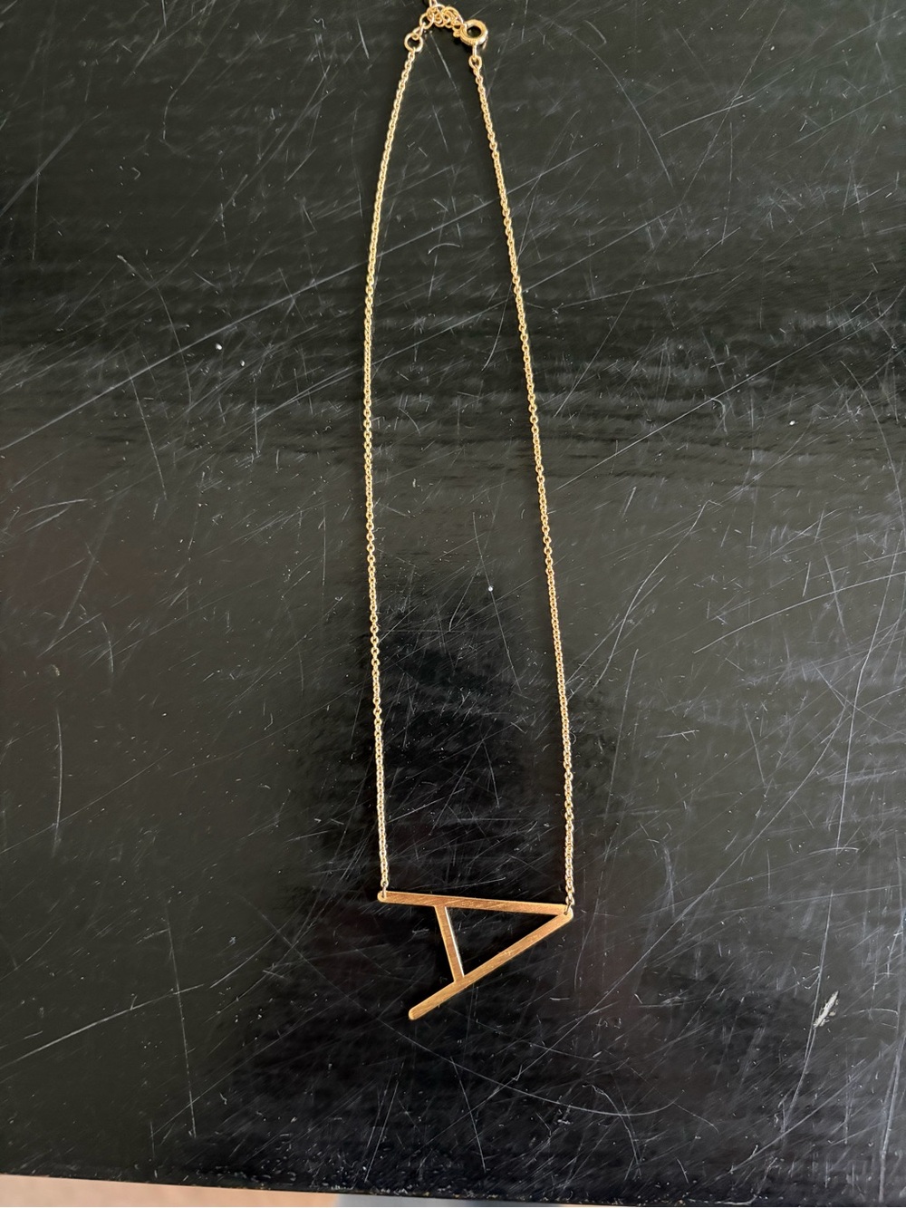 Gold Initial A Pendant Necklace - Women Jewelry
